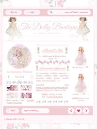 one page detailed ( angelic doll themed )